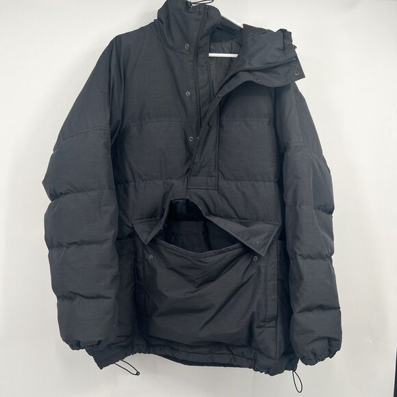 Snow Peak TAKIBI Spec Pullover Down Parka Jacket Black US Large Snow Ski Resort - Picture 4 of 16